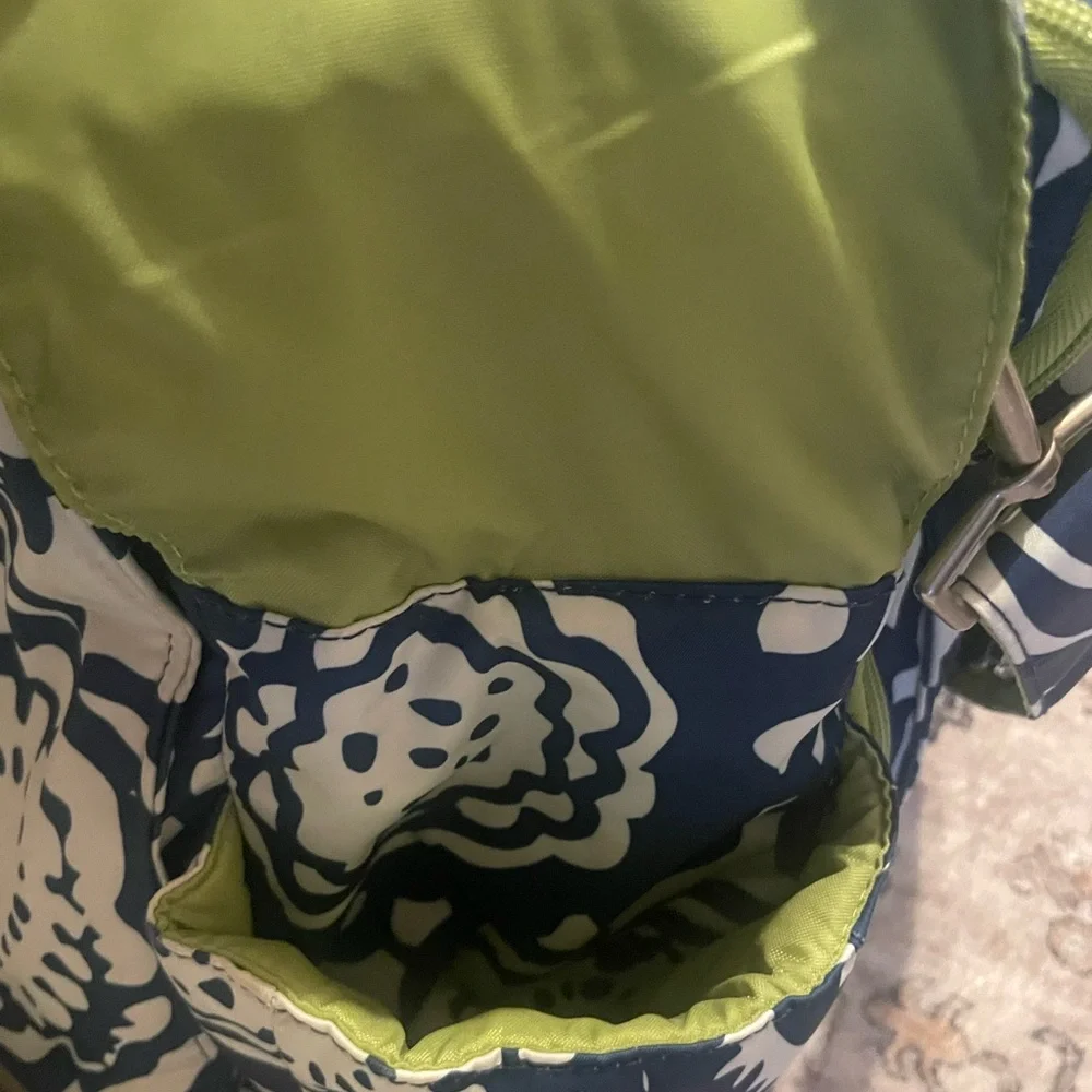 Ju-Ju-Be Cobalt Blossom Diaper Bag Perfect for Twin Mamas!